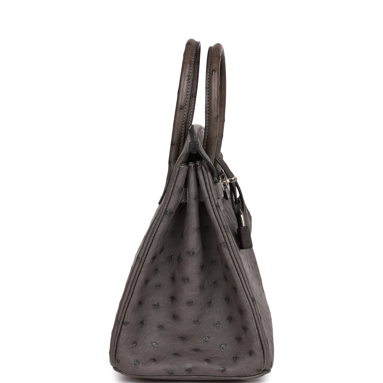 Сумка Hermes Birkin 25 Graphite Ostrich Palladium Hardware 3 Сумка Hermes Birkin 25 Graphite Ostrich Palladium Hardware