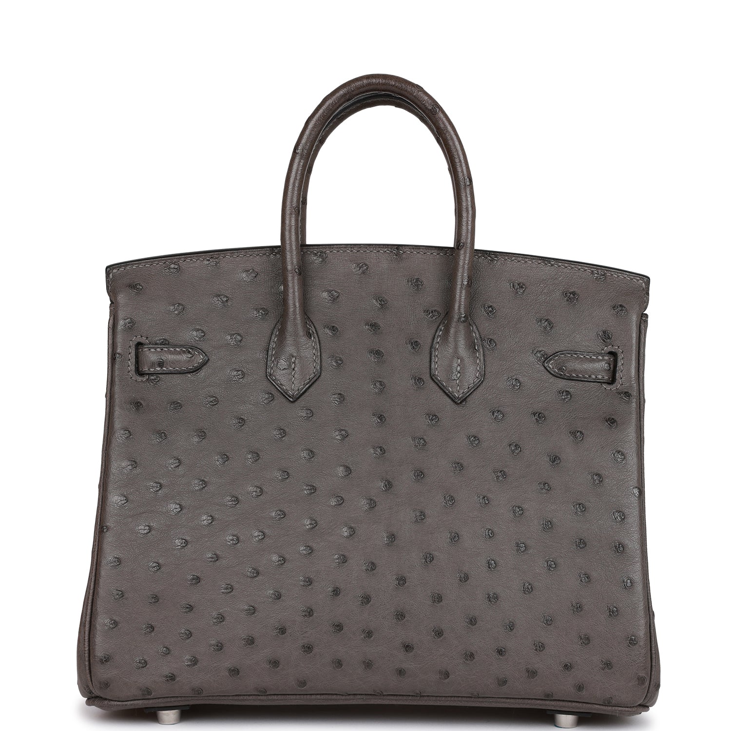 Сумка Hermes Birkin 25 Graphite Ostrich Palladium Hardware 4 Сумка Hermes Birkin 25 Graphite Ostrich Palladium Hardware