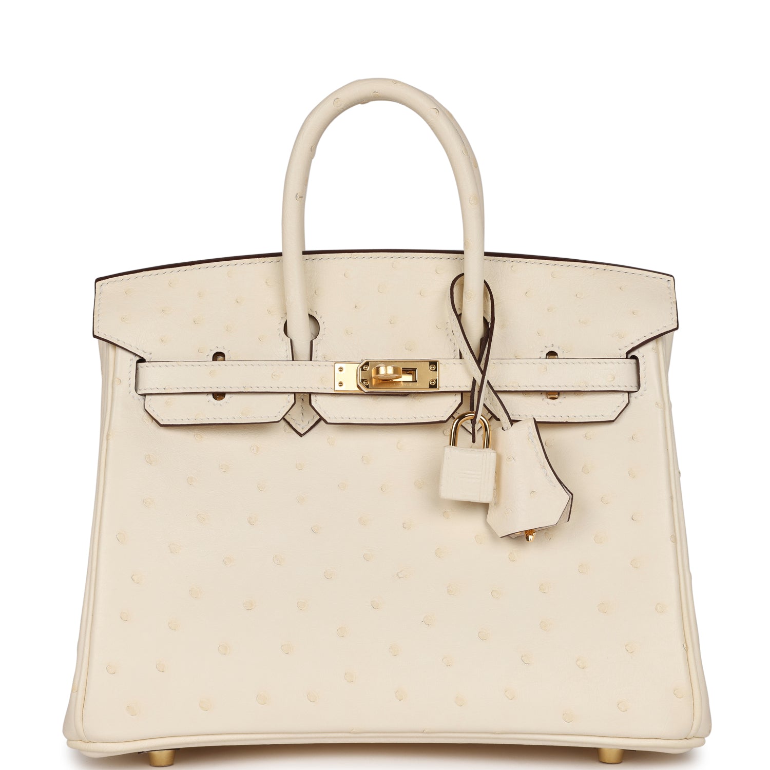 Сумка Hermes Birkin 25 Nata Ostrich Gold Hardware 1 Сумка Hermes Birkin 25 Nata Ostrich Gold Hardware