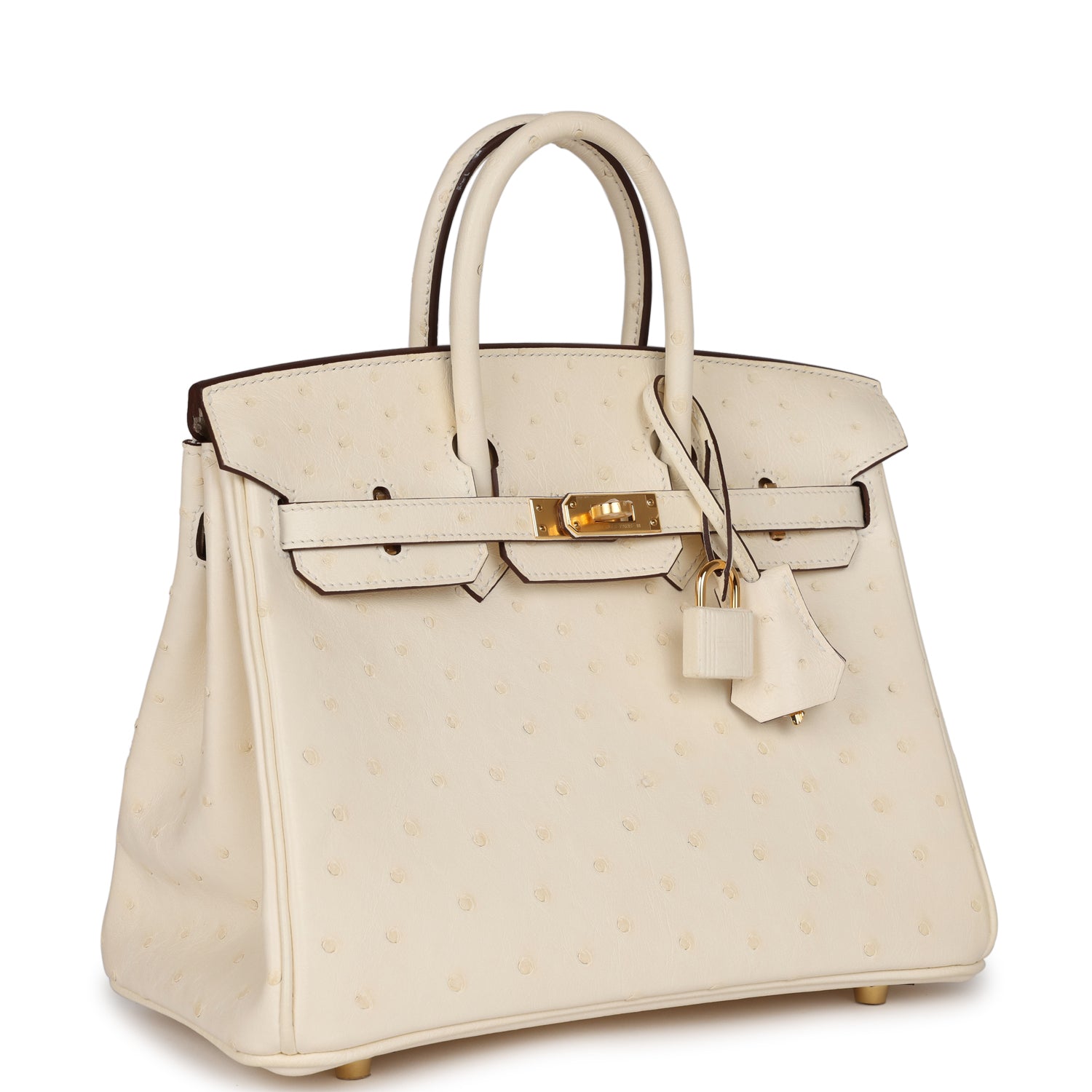 Сумка Hermes Birkin 25 Nata Ostrich Gold Hardware 2 Сумка Hermes Birkin 25 Nata Ostrich Gold Hardware