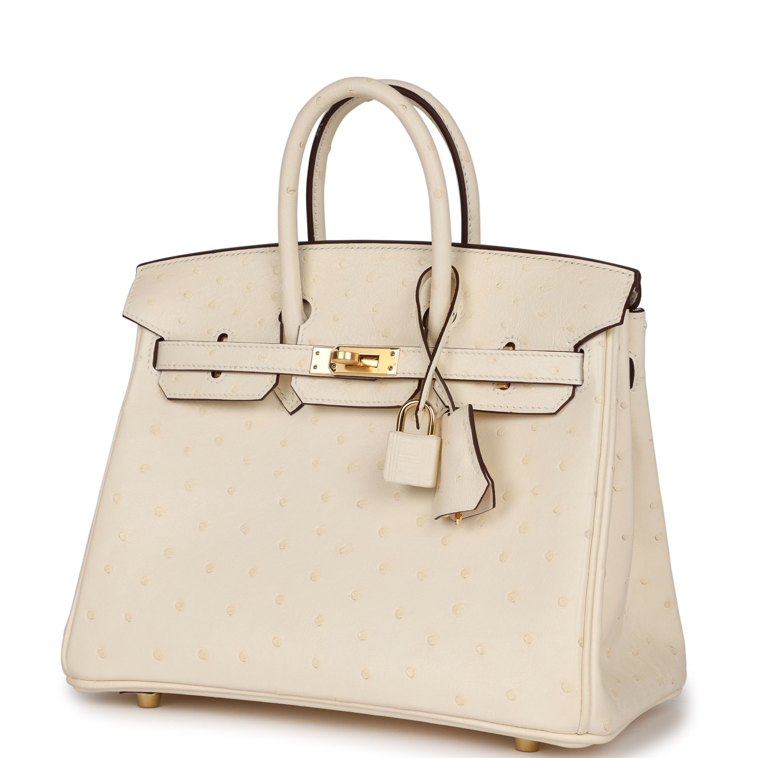 Сумка Hermes Birkin 25 Nata Ostrich Gold Hardware 5 Сумка Hermes Birkin 25 Nata Ostrich Gold Hardware