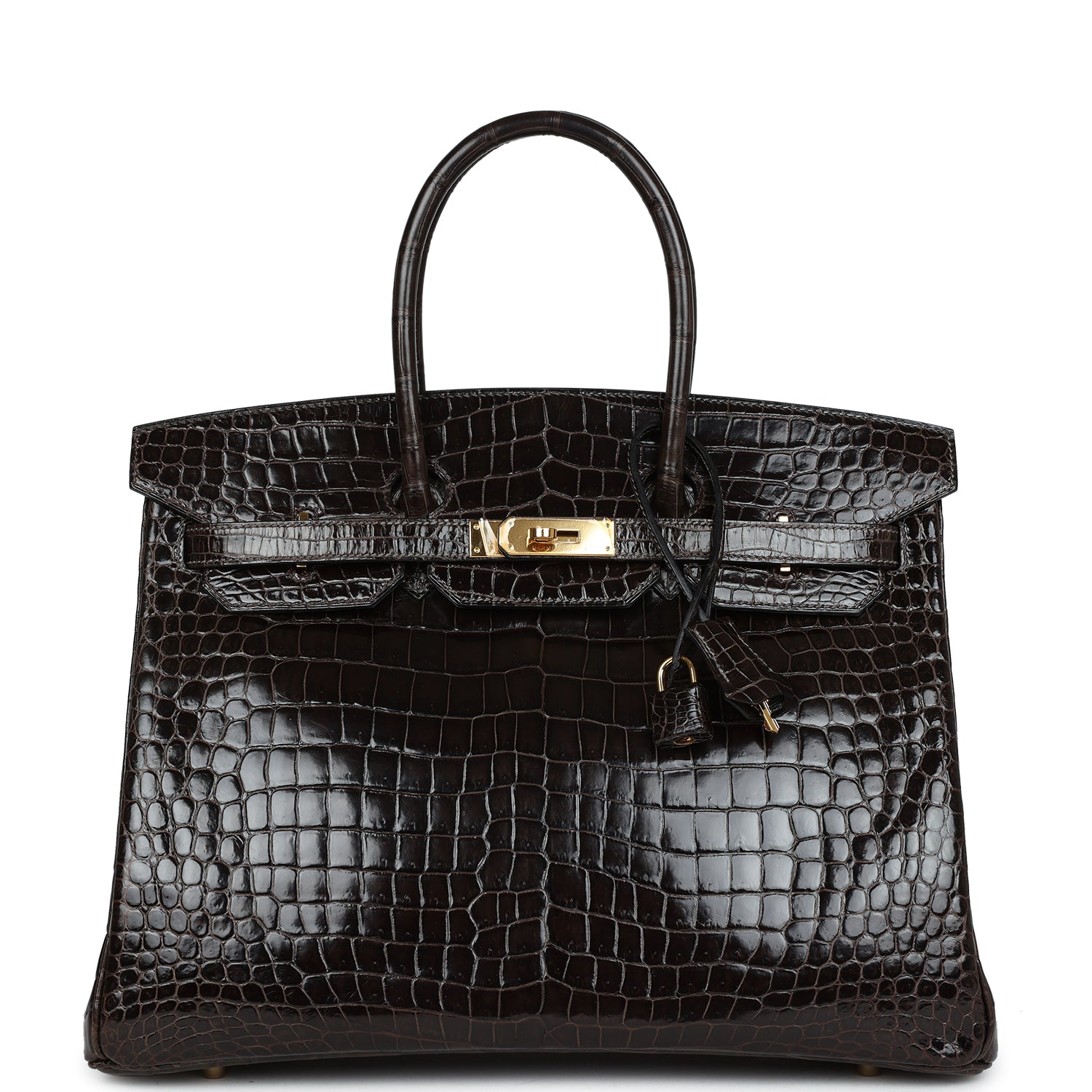 Сумка Hermes Birkin 35 Graphite Shiny Porosus Crocodile Gold Hardware 1 Сумка Hermes Birkin 35 Graphite Shiny Porosus Crocodile Gold Hardware