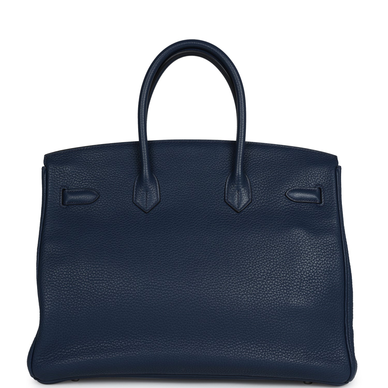 Сумка Hermes Birkin 35 Bleu de Malte Clemence Palladium Hardware 4 Сумка Hermes Birkin 35 Bleu de Malte Clemence Palladium Hardware