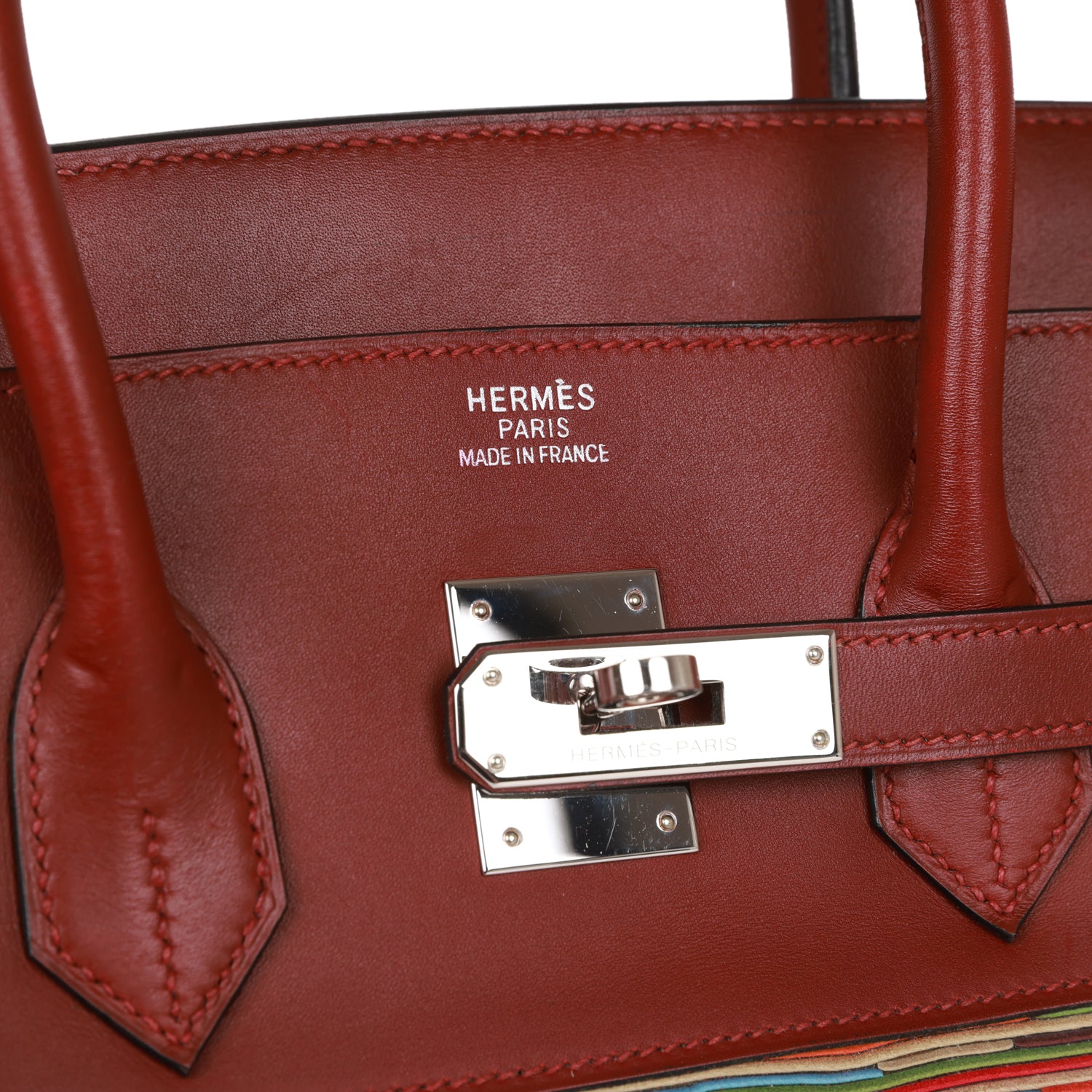 Сумка Hermes Birkin 35 Vibrato Rouge H Boxcalf Palladium Hardware 7 Сумка Hermes Birkin 35 Vibrato Rouge H Boxcalf Palladium Hardware