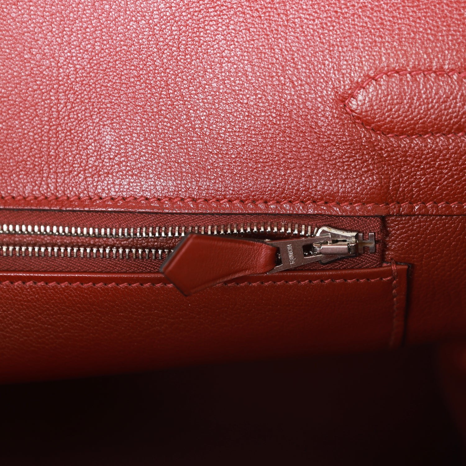 Сумка Hermes Birkin 35 Vibrato Rouge H Boxcalf Palladium Hardware 9 Сумка Hermes Birkin 35 Vibrato Rouge H Boxcalf Palladium Hardware