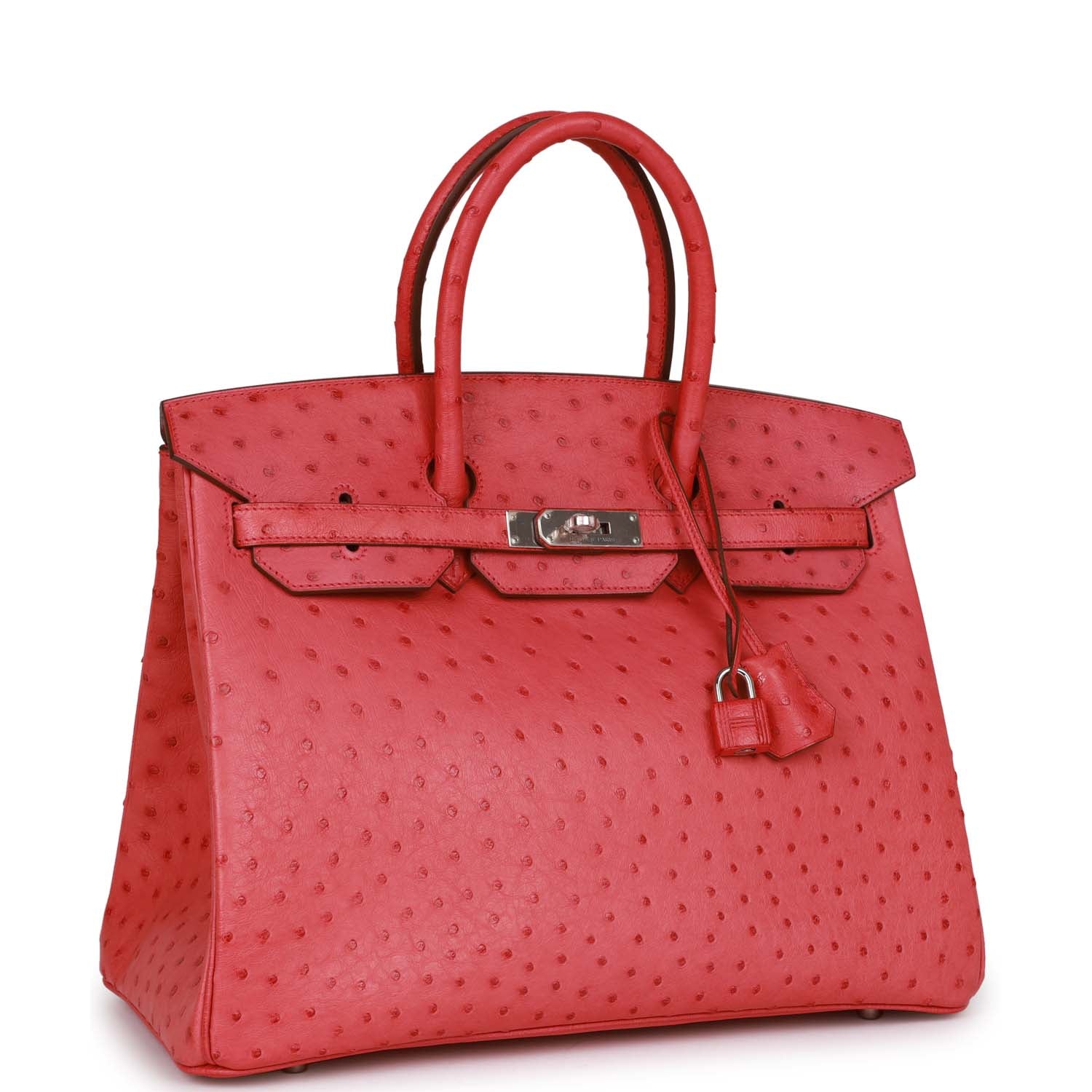 Сумка Hermes Birkin 35 Bougainvillea Ostrich Palladium Hardware 2 Сумка Hermes Birkin 35 Bougainvillea Ostrich Palladium Hardware