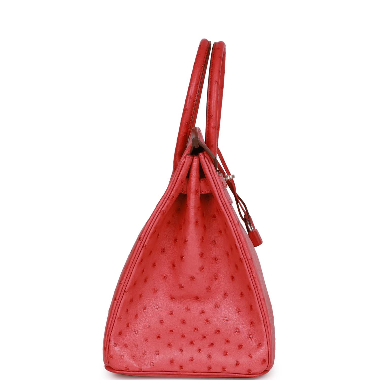 Сумка Hermes Birkin 35 Bougainvillea Ostrich Palladium Hardware 3 Сумка Hermes Birkin 35 Bougainvillea Ostrich Palladium Hardware
