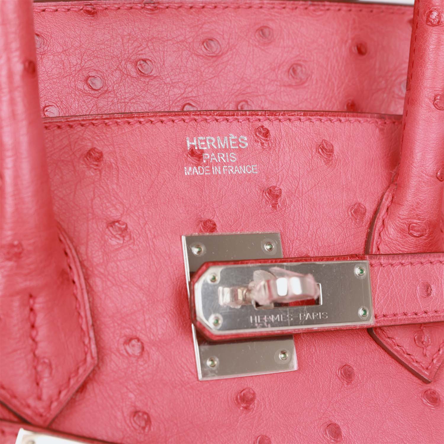 Сумка Hermes Birkin 35 Bougainvillea Ostrich Palladium Hardware 7 Сумка Hermes Birkin 35 Bougainvillea Ostrich Palladium Hardware