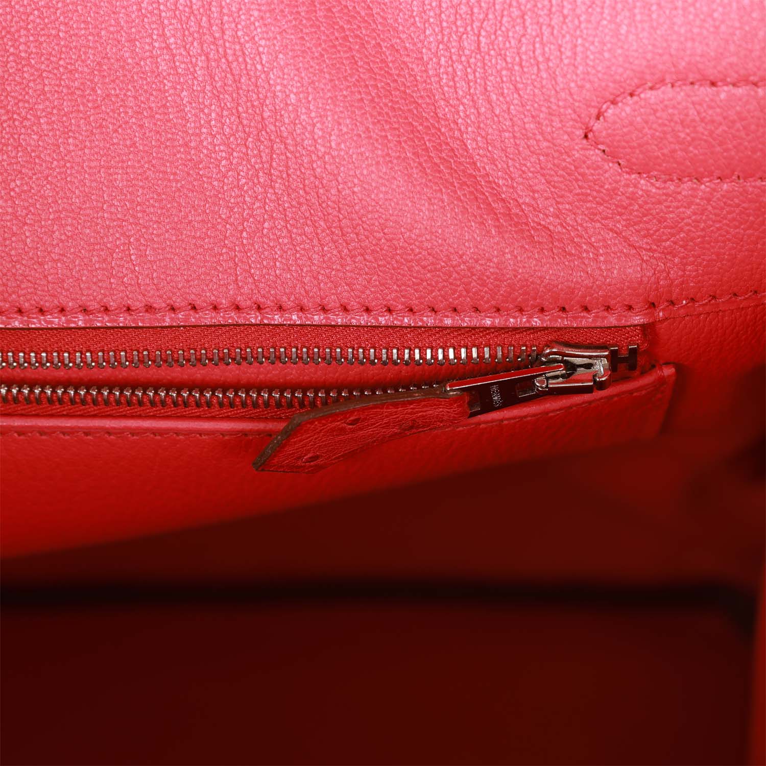 Сумка Hermes Birkin 35 Bougainvillea Ostrich Palladium Hardware 9 Сумка Hermes Birkin 35 Bougainvillea Ostrich Palladium Hardware