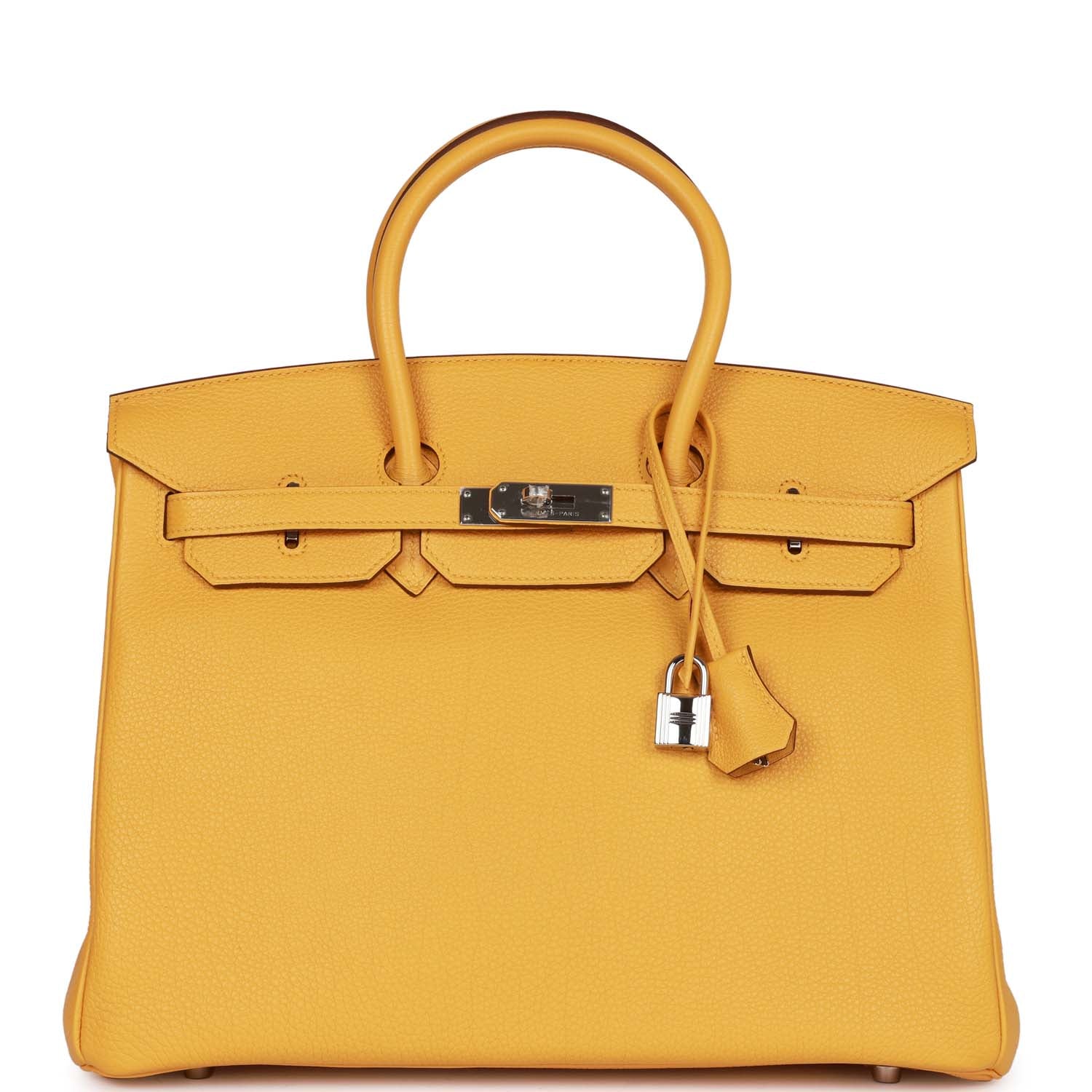 Сумка Hermes Birkin 35 Soleil Togo Palladium Hardware 1 Сумка Hermes Birkin 35 Soleil Togo Palladium Hardware