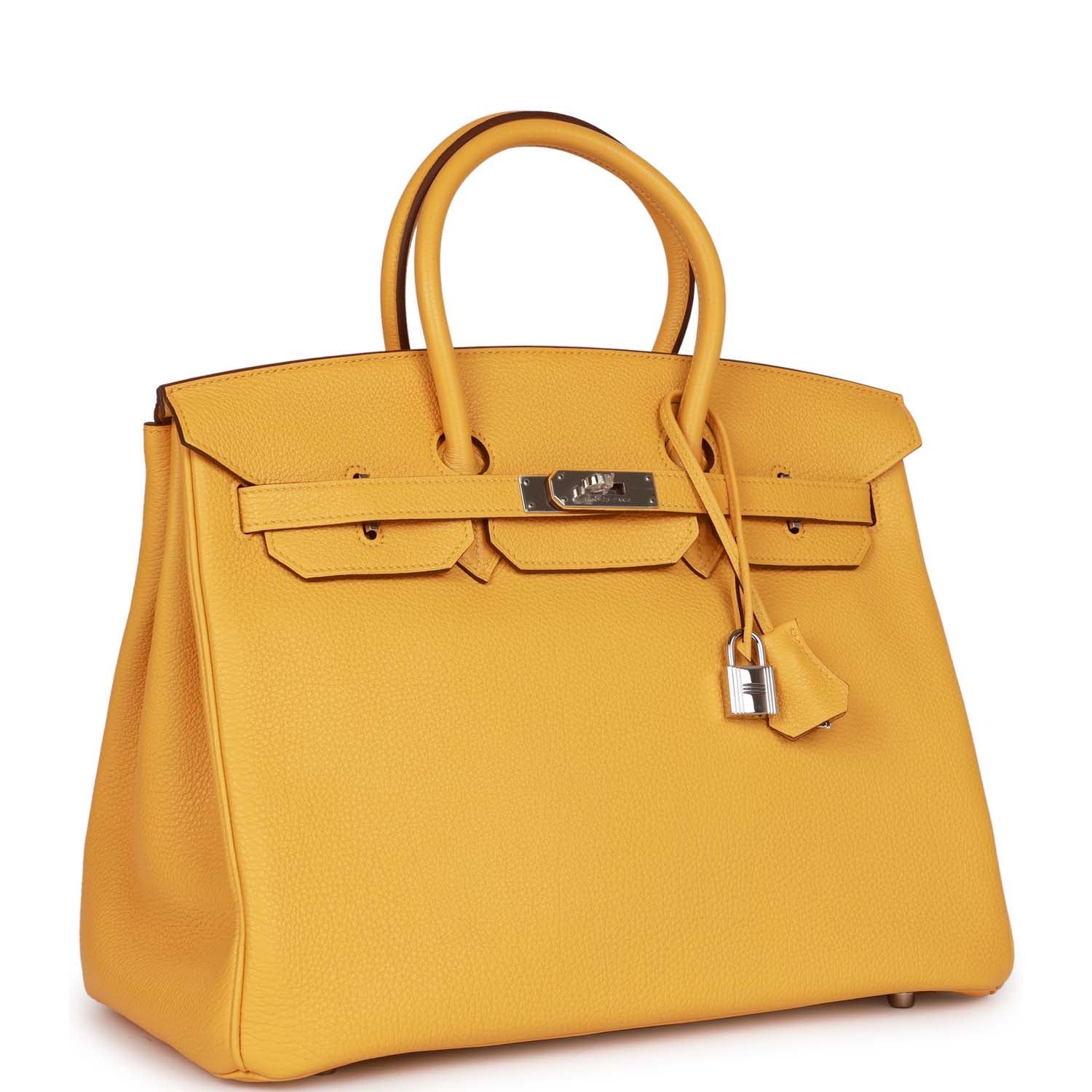 Сумка Hermes Birkin 35 Soleil Togo Palladium Hardware 2 Сумка Hermes Birkin 35 Soleil Togo Palladium Hardware