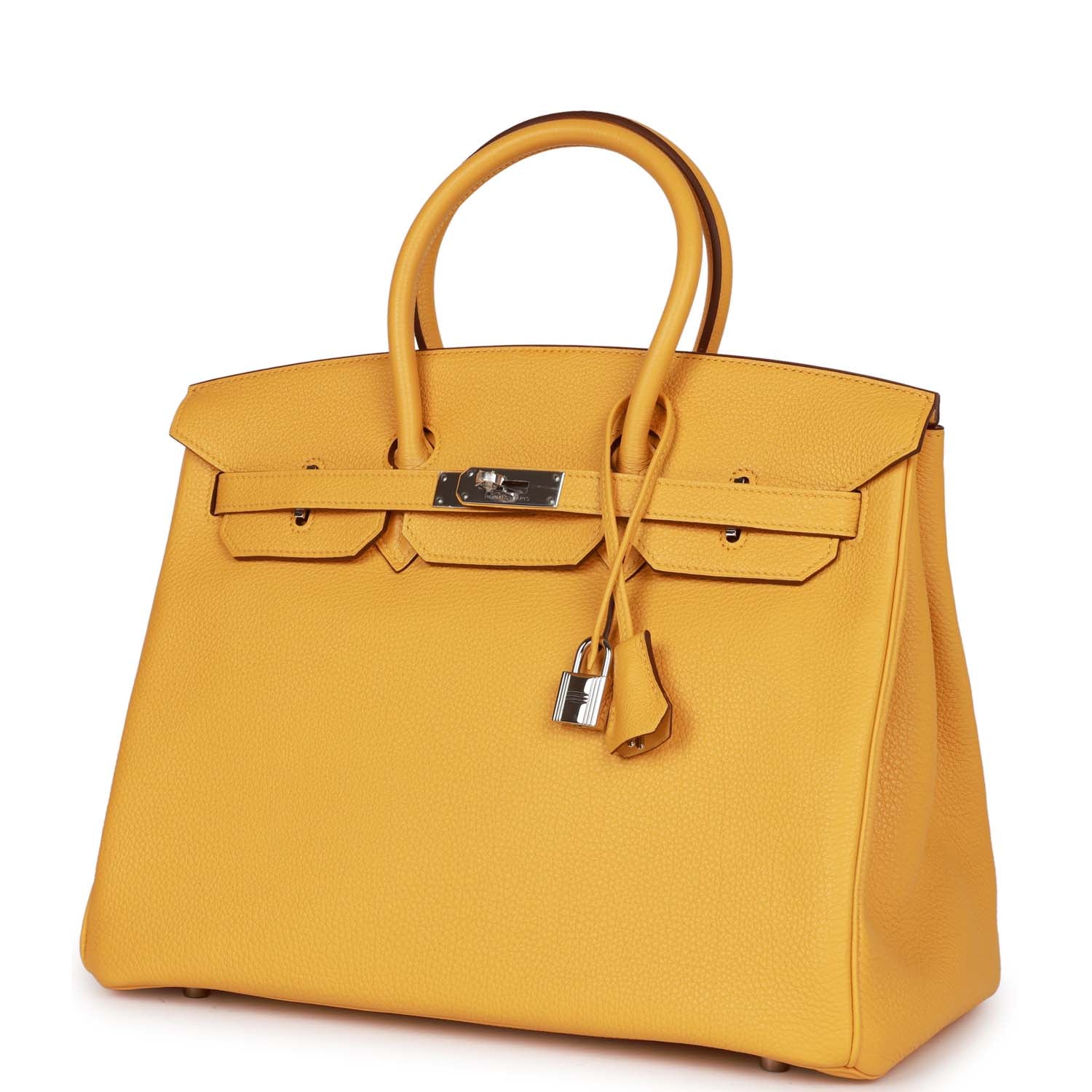 Сумка Hermes Birkin 35 Soleil Togo Palladium Hardware 5 Сумка Hermes Birkin 35 Soleil Togo Palladium Hardware