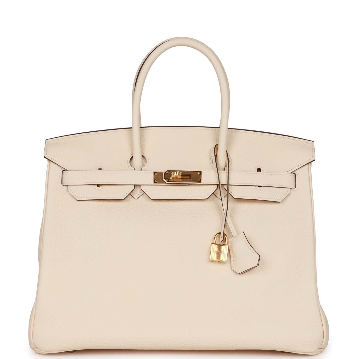 Сумка Hermes Birkin 35 Nata Clemence Gold Hardware 1 Сумка Hermes Birkin 35 Nata Clemence Gold Hardware