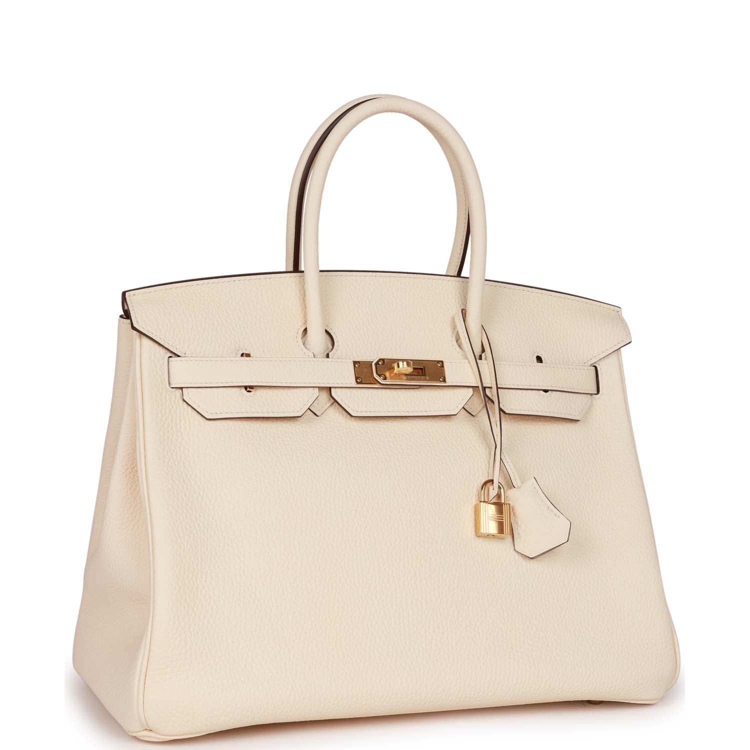 Сумка Hermes Birkin 35 Nata Clemence Gold Hardware 2 Сумка Hermes Birkin 35 Nata Clemence Gold Hardware