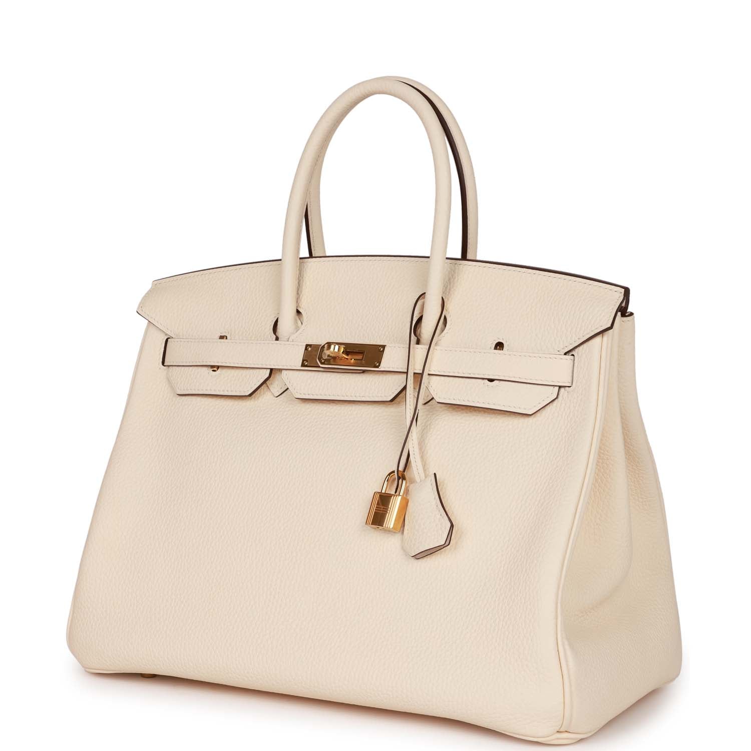 Сумка Hermes Birkin 35 Nata Clemence Gold Hardware 5 Сумка Hermes Birkin 35 Nata Clemence Gold Hardware
