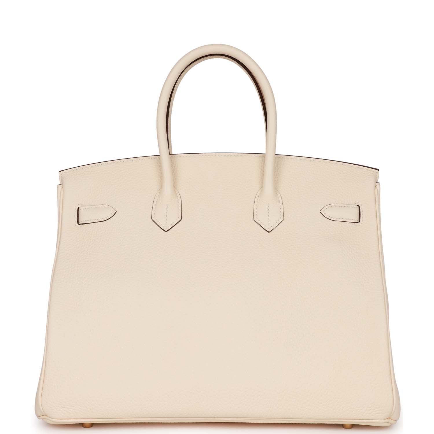 Сумка Hermes Birkin 35 Nata Clemence Gold Hardware 4 Сумка Hermes Birkin 35 Nata Clemence Gold Hardware
