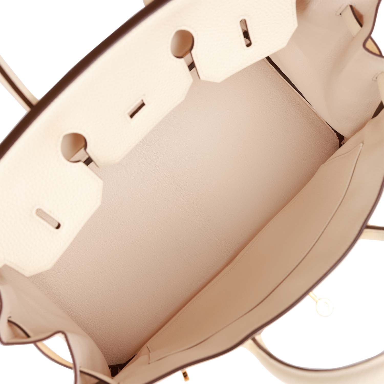 Сумка Hermes Birkin 35 Nata Clemence Gold Hardware 8 Сумка Hermes Birkin 35 Nata Clemence Gold Hardware