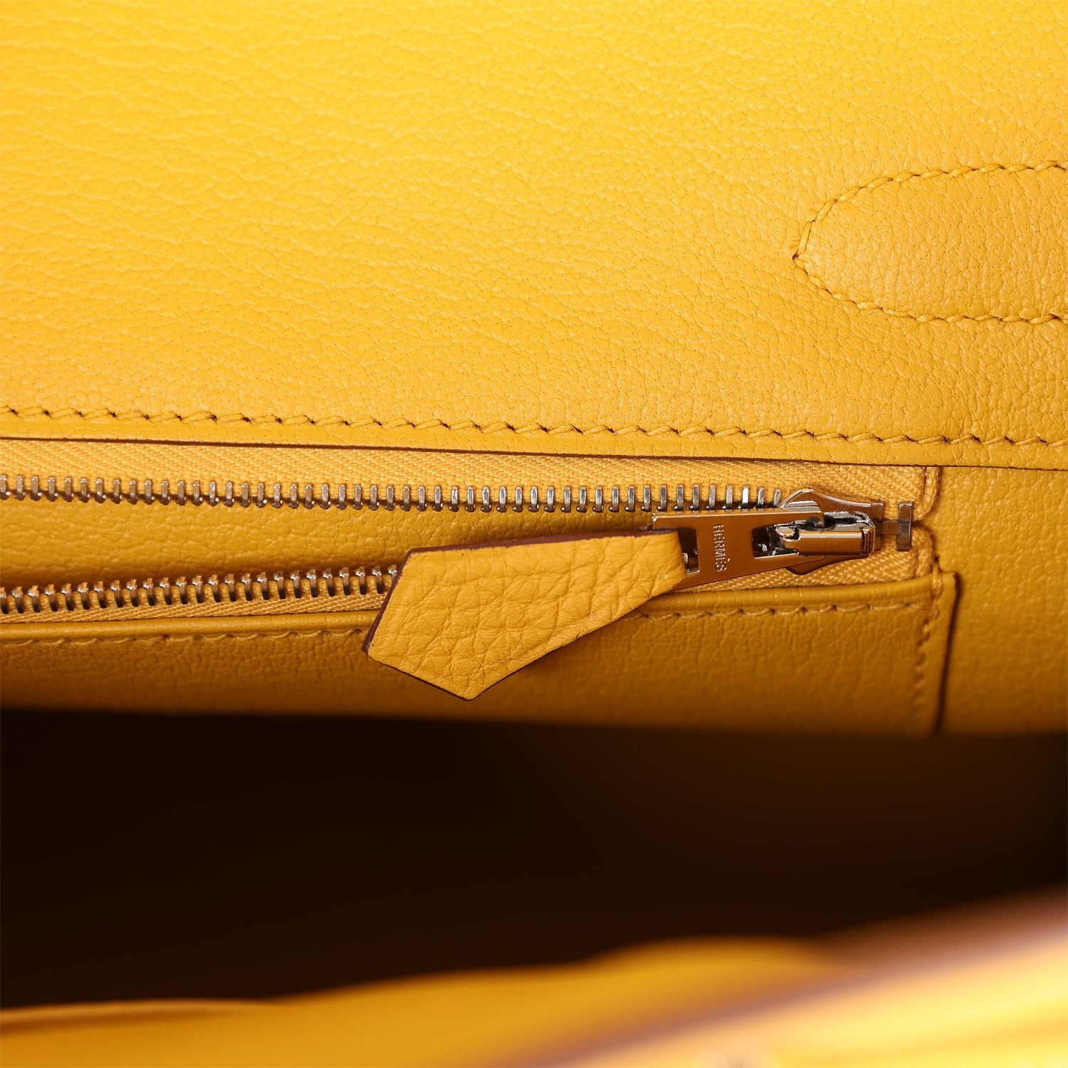 Сумка Hermes Birkin 30 Jaune Ambre Shiny Niloticus Crocodile and Togo Touch Palladium Hardware 9 Сумка Hermes Birkin 30 Jaune Ambre Shiny Niloticus Crocodile and Togo Touch Palladium Hardware