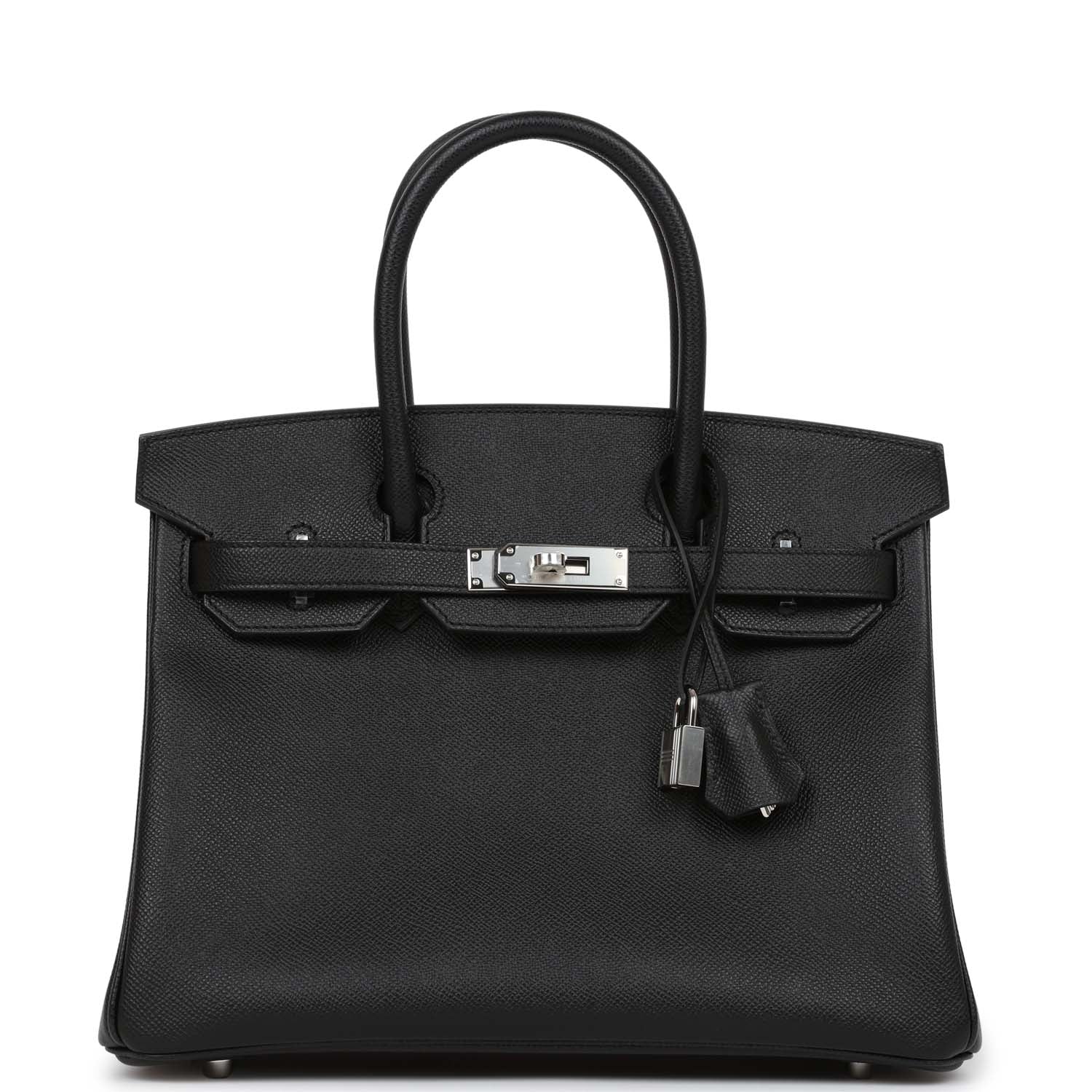 Сумка Hermes Birkin 30 Black Epsom Palladium Hardware 1 Сумка Hermes Birkin 30 Black Epsom Palladium Hardware