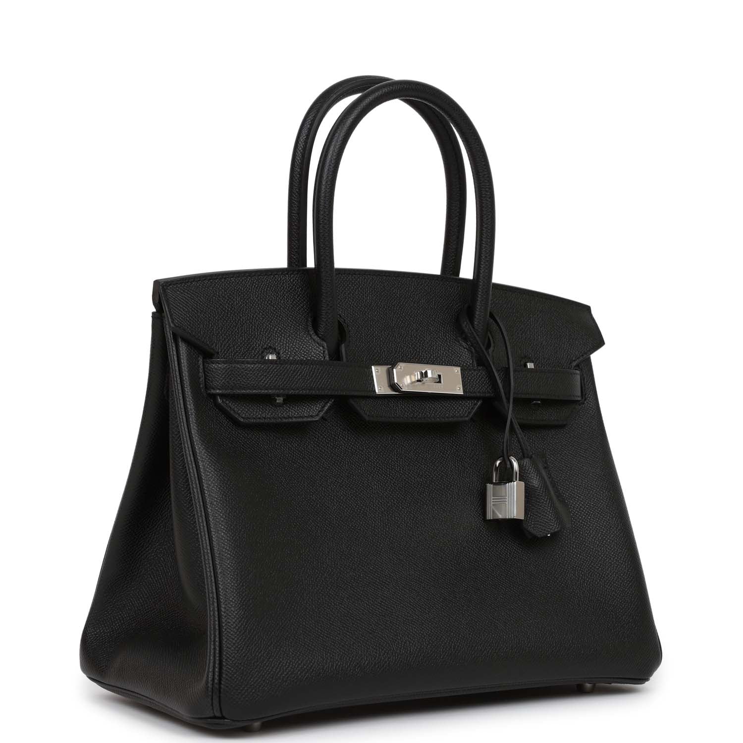 Сумка Hermes Birkin 30 Black Epsom Palladium Hardware 2 Сумка Hermes Birkin 30 Black Epsom Palladium Hardware