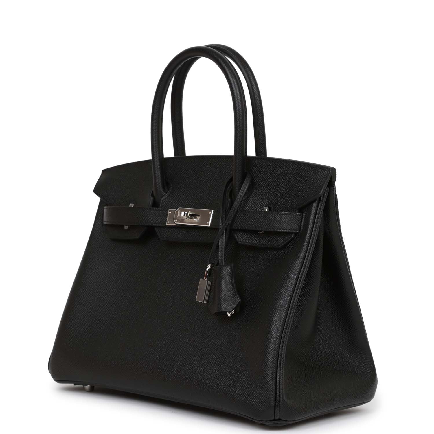 Сумка Hermes Birkin 30 Black Epsom Palladium Hardware 5 Сумка Hermes Birkin 30 Black Epsom Palladium Hardware