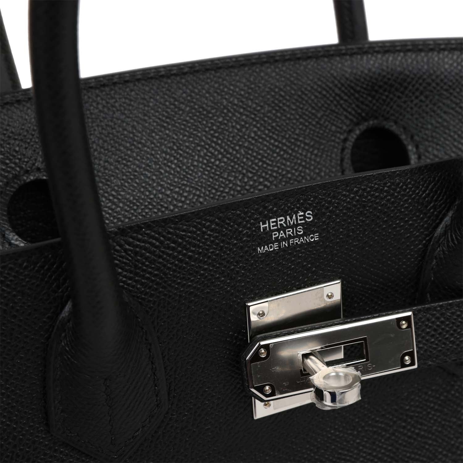 Сумка Hermes Birkin 30 Black Epsom Palladium Hardware 7 Сумка Hermes Birkin 30 Black Epsom Palladium Hardware