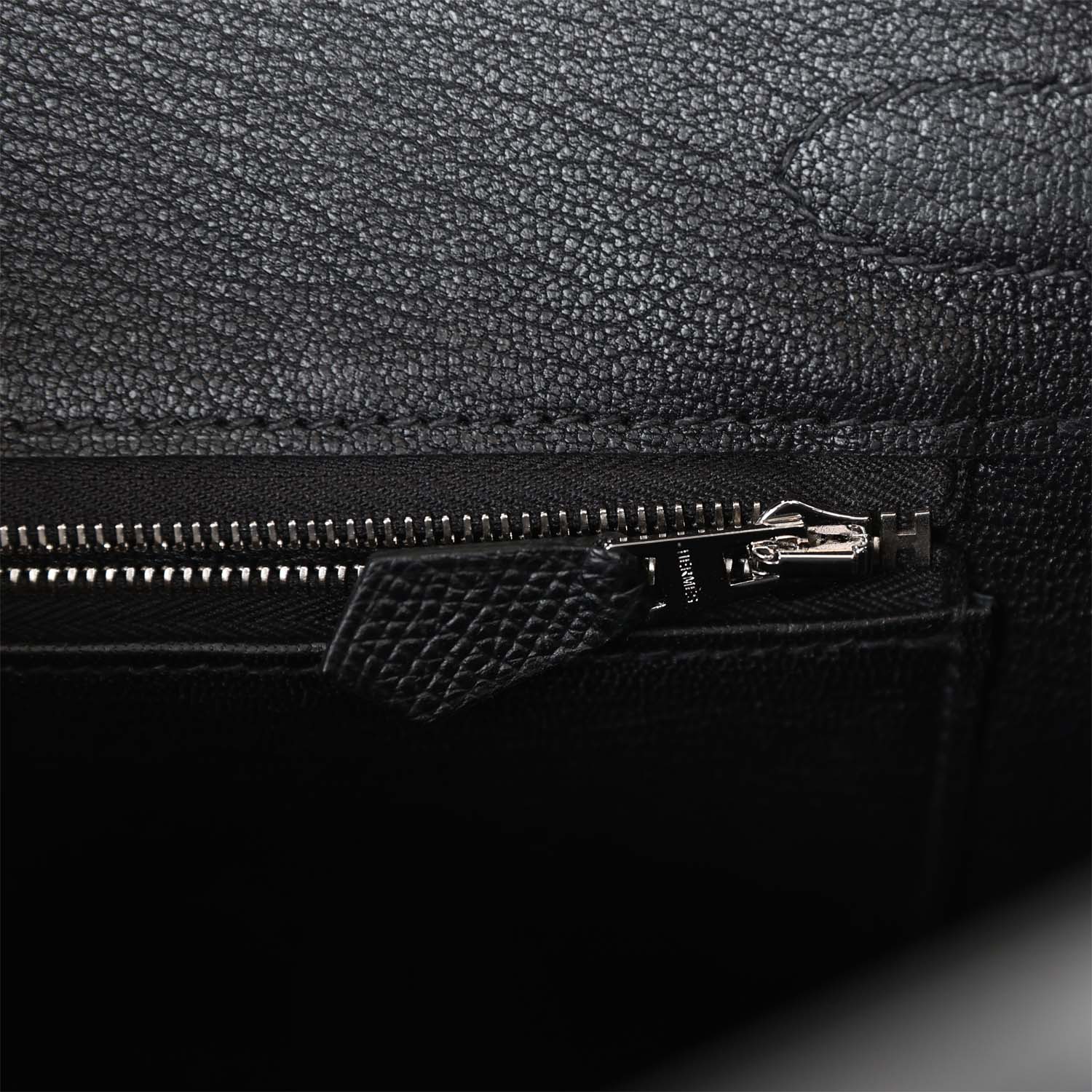 Сумка Hermes Birkin 30 Black Epsom Palladium Hardware 8 Сумка Hermes Birkin 30 Black Epsom Palladium Hardware