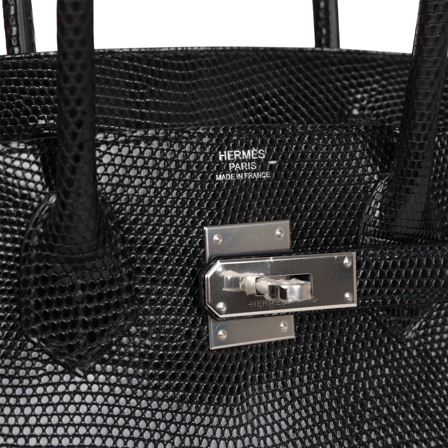 Сумка Hermes Birkin 30 Black Niloticus Lizard Palladium Hardware 7 Сумка Hermes Birkin 30 Black Niloticus Lizard Palladium Hardware