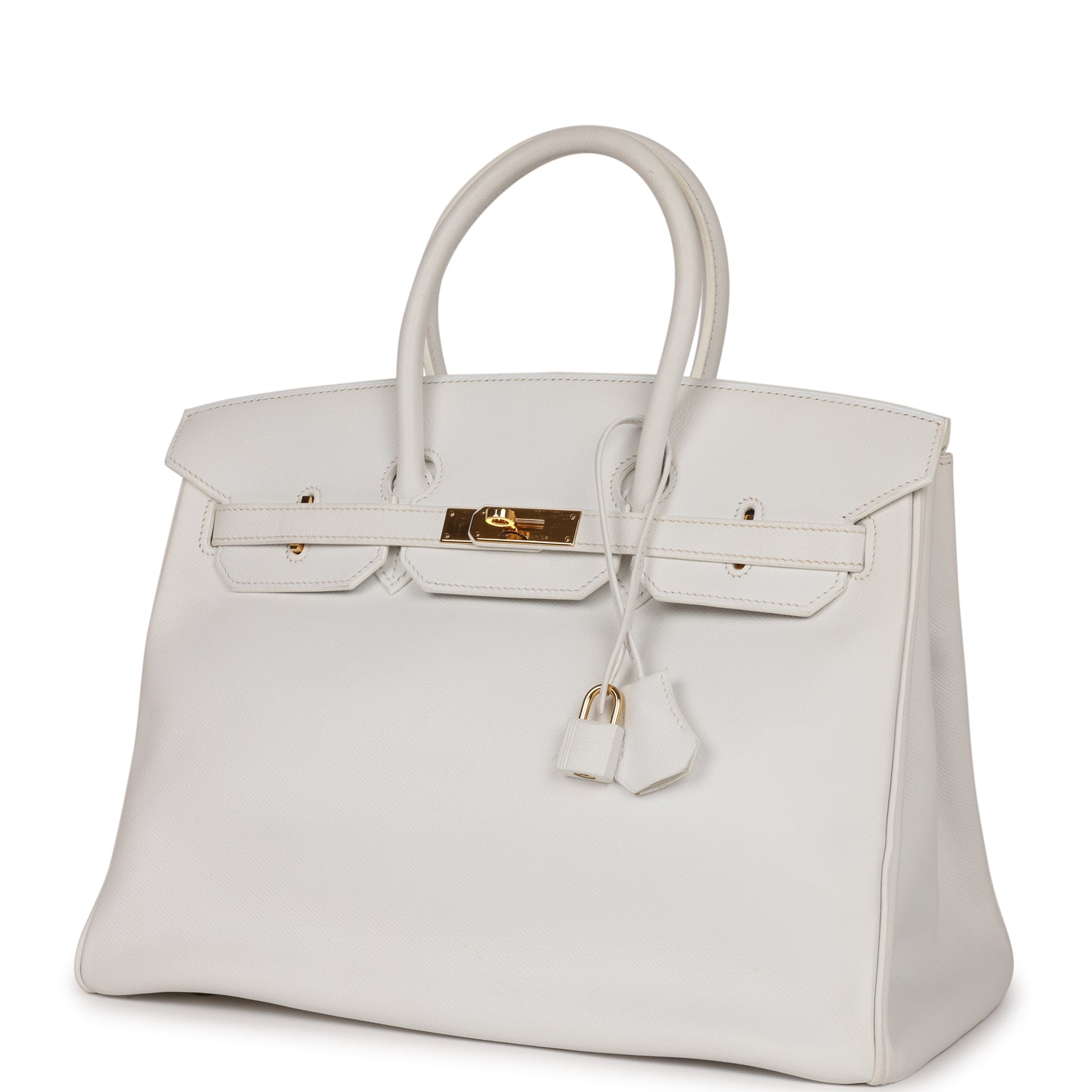 Сумка Hermes Birkin 35 White Epsom Gold Hardware 5 Сумка Hermes Birkin 35 White Epsom Gold Hardware