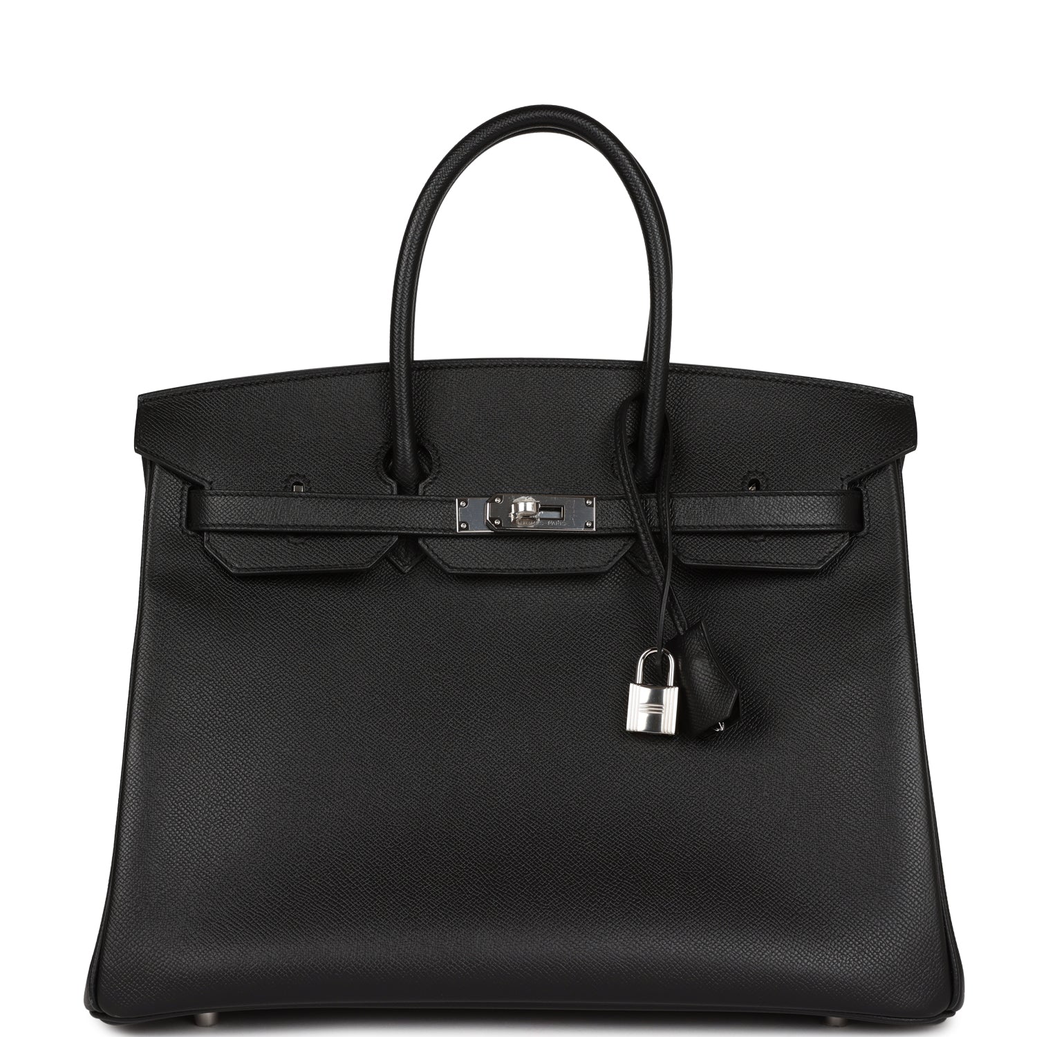 Сумка Hermes Birkin 35 Black Epsom Palladium Hardware 1 Сумка Hermes Birkin 35 Black Epsom Palladium Hardware