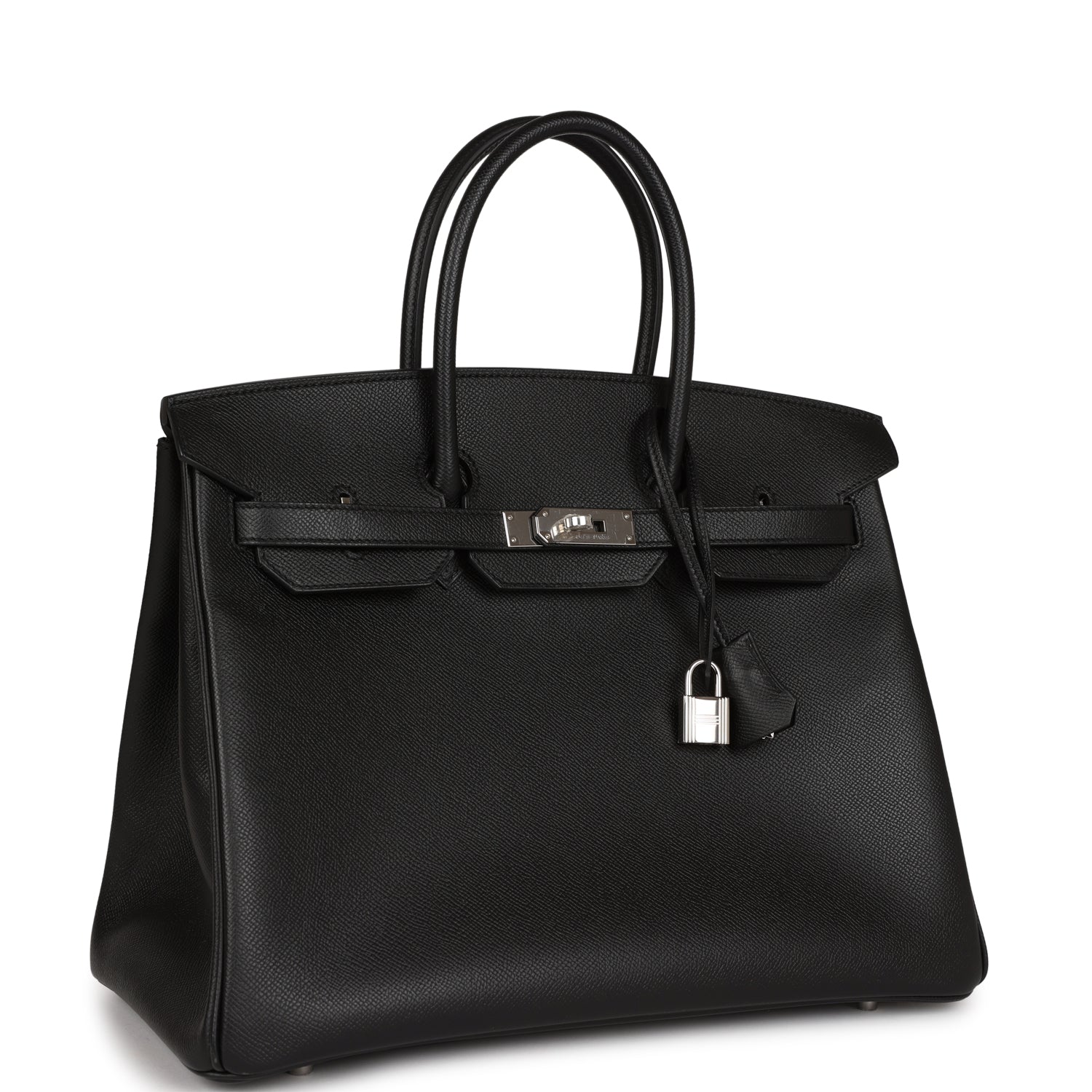 Сумка Hermes Birkin 35 Black Epsom Palladium Hardware 2 Сумка Hermes Birkin 35 Black Epsom Palladium Hardware