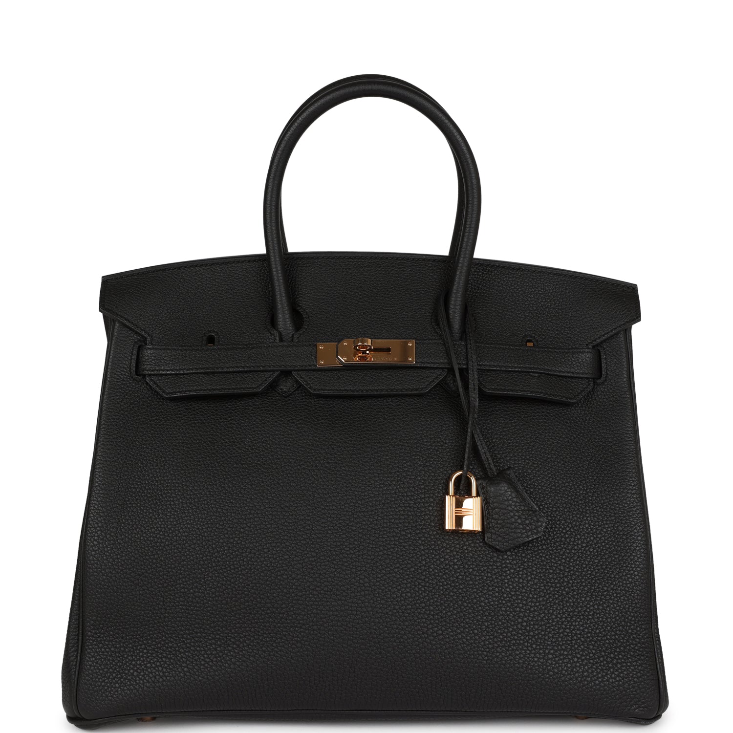Сумка Hermes Birkin 35 Black Togo Rose Gold Hardware 1 Сумка Hermes Birkin 35 Black Togo Rose Gold Hardware