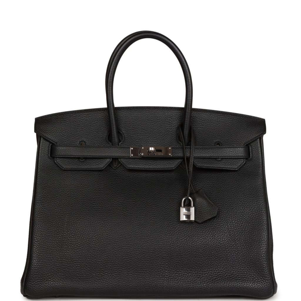 Сумка Hermes Birkin 35 Black Togo Palladium Hardware