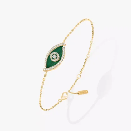 Браслет Lucky Eye с малахитом