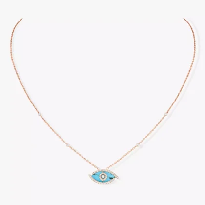 Колье Lucky Eye с бирюзой