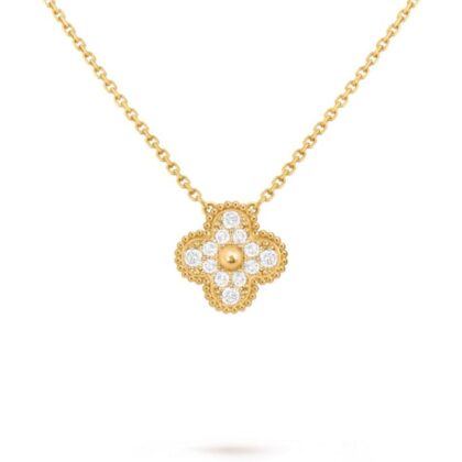 Подвеска Van Cleef & Arpels Anhänger Vintage Alhambra, бриллианты