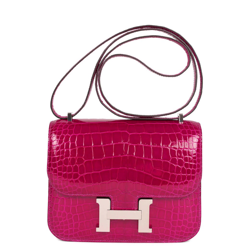 Сумка Hermes Constance 18 Chai Matte Alligator Gold Hardware